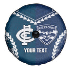 Custom Football Cats and Blues Spare Tire Cover 2026 Together Aboriginal Polynesian Pattern