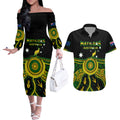 australia-soccer-couples-matching-off-the-shoulder-long-sleeve-dress-and-hawaiian-shirt-aboriginal-go-matildas-2023-world-cup