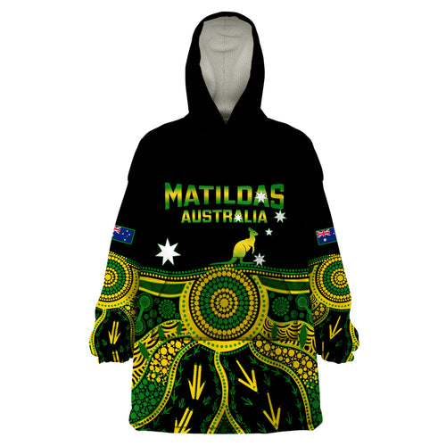 australia-soccer-wearable-blanket-hoodie-aboriginal-go-matildas-2023-world-cup