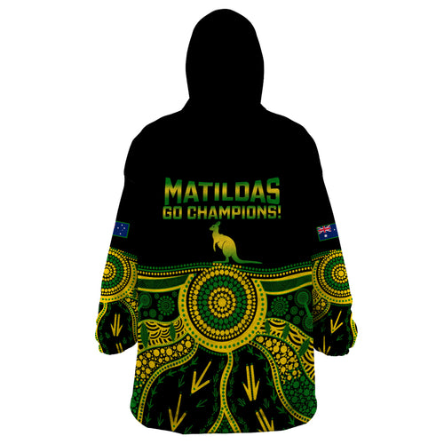 australia-soccer-wearable-blanket-hoodie-aboriginal-go-matildas-2023-world-cup