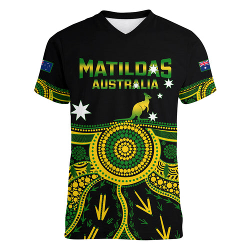australia-soccer-women-v-neck-t-shirt-aboriginal-go-matildas-2023-world-cup