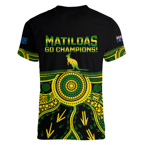 australia-soccer-women-v-neck-t-shirt-aboriginal-go-matildas-2023-world-cup