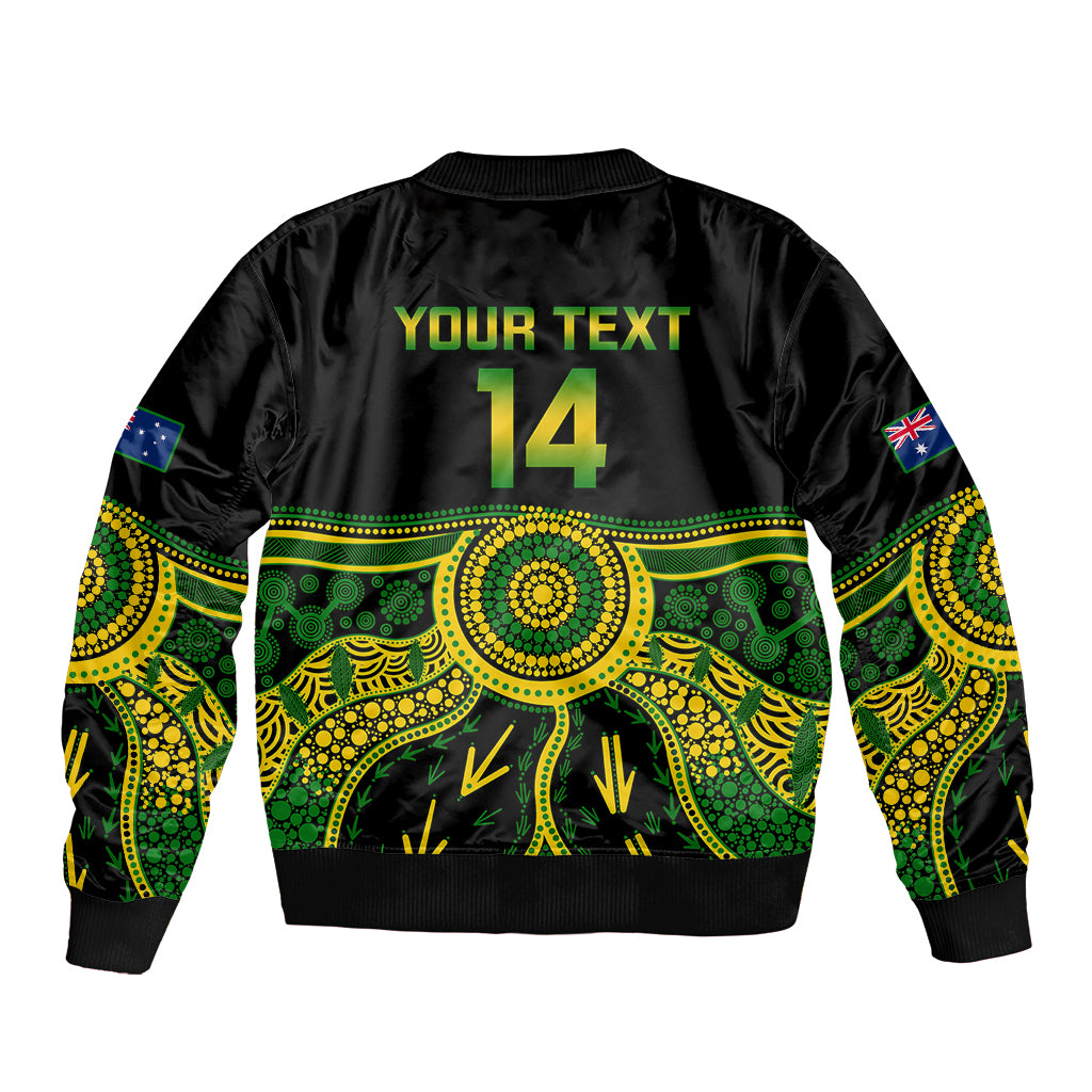 personalised-australia-soccer-bomber-jacket-aboriginal-go-matildas-2023-world-cup