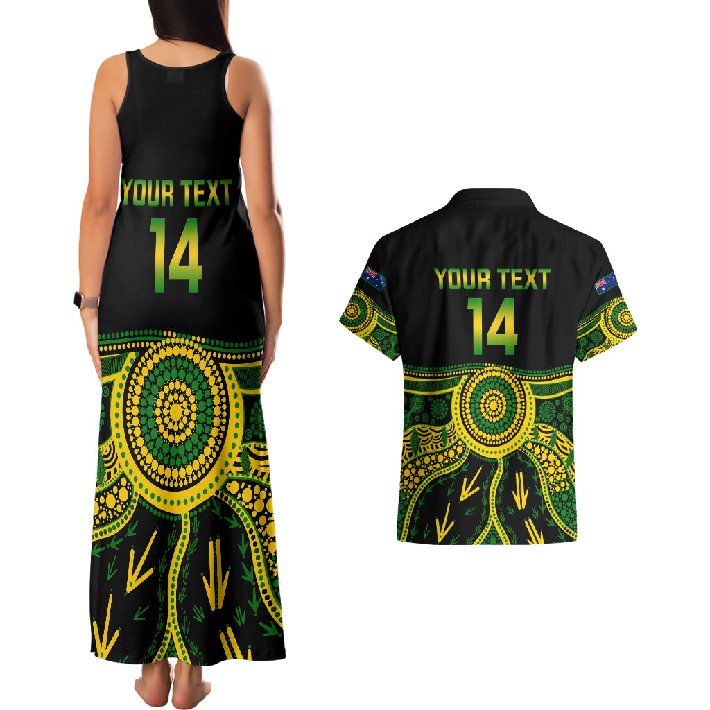 personalised-australia-soccer-couples-matching-tank-maxi-dress-and-hawaiian-shirt-aboriginal-go-matildas-2023-world-cup