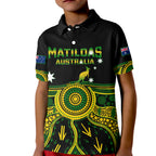 personalised-australia-soccer-kid-polo-shirt-aboriginal-go-matildas-2023-world-cup