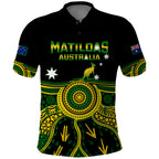 personalised-australia-soccer-polo-shirt-aboriginal-go-matildas-2023-world-cup