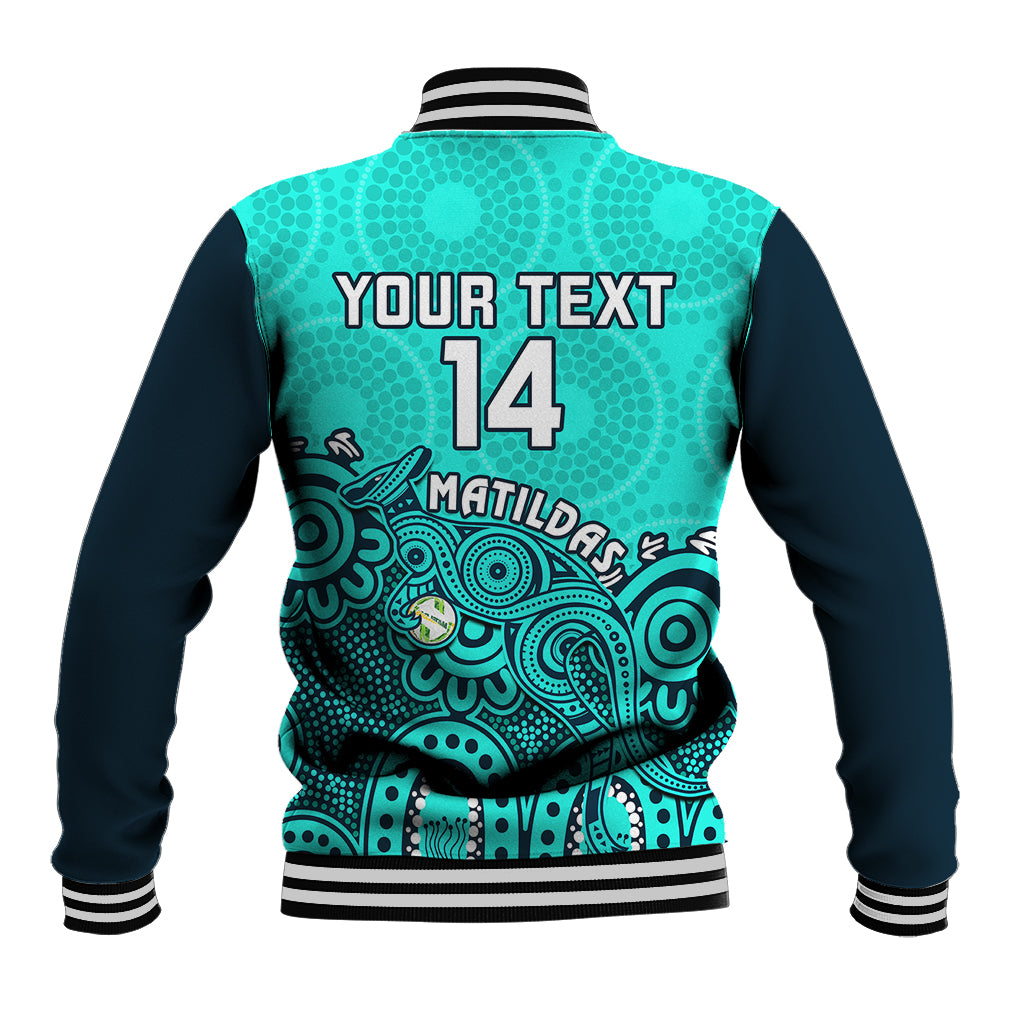 personalised-australia-soccer-baseball-jacket-aboriginal-turquoise-2023-world-cup-with-kangaroo