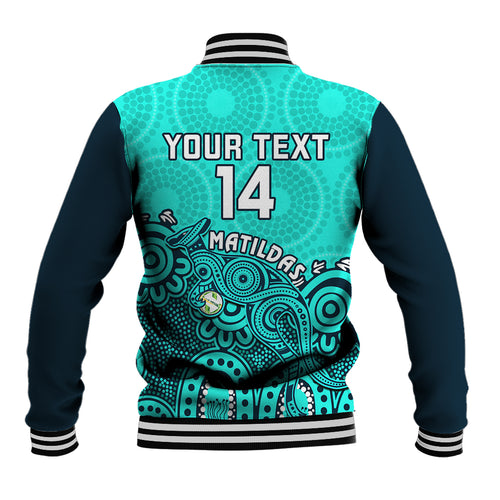 personalised-australia-soccer-baseball-jacket-aboriginal-turquoise-2023-world-cup-with-kangaroo