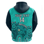 personalised-australia-soccer-hoodie-aboriginal-turquoise-2023-world-cup-with-kangaroo