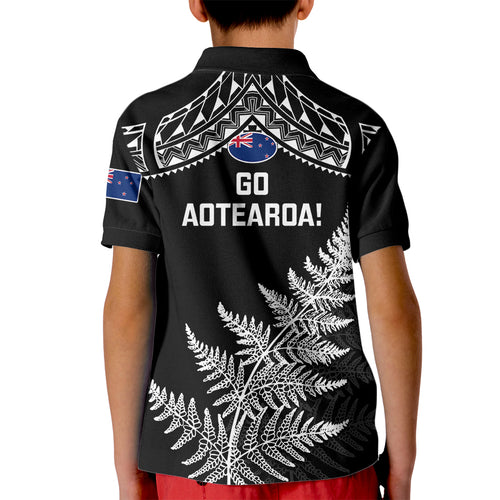 new-zealand-silver-fern-rugby-kid-polo-shirt-go-all-black-2023-world-cup