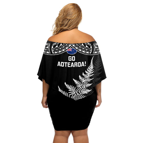 new-zealand-silver-fern-rugby-off-shoulder-short-dress-go-all-black-2023-world-cup