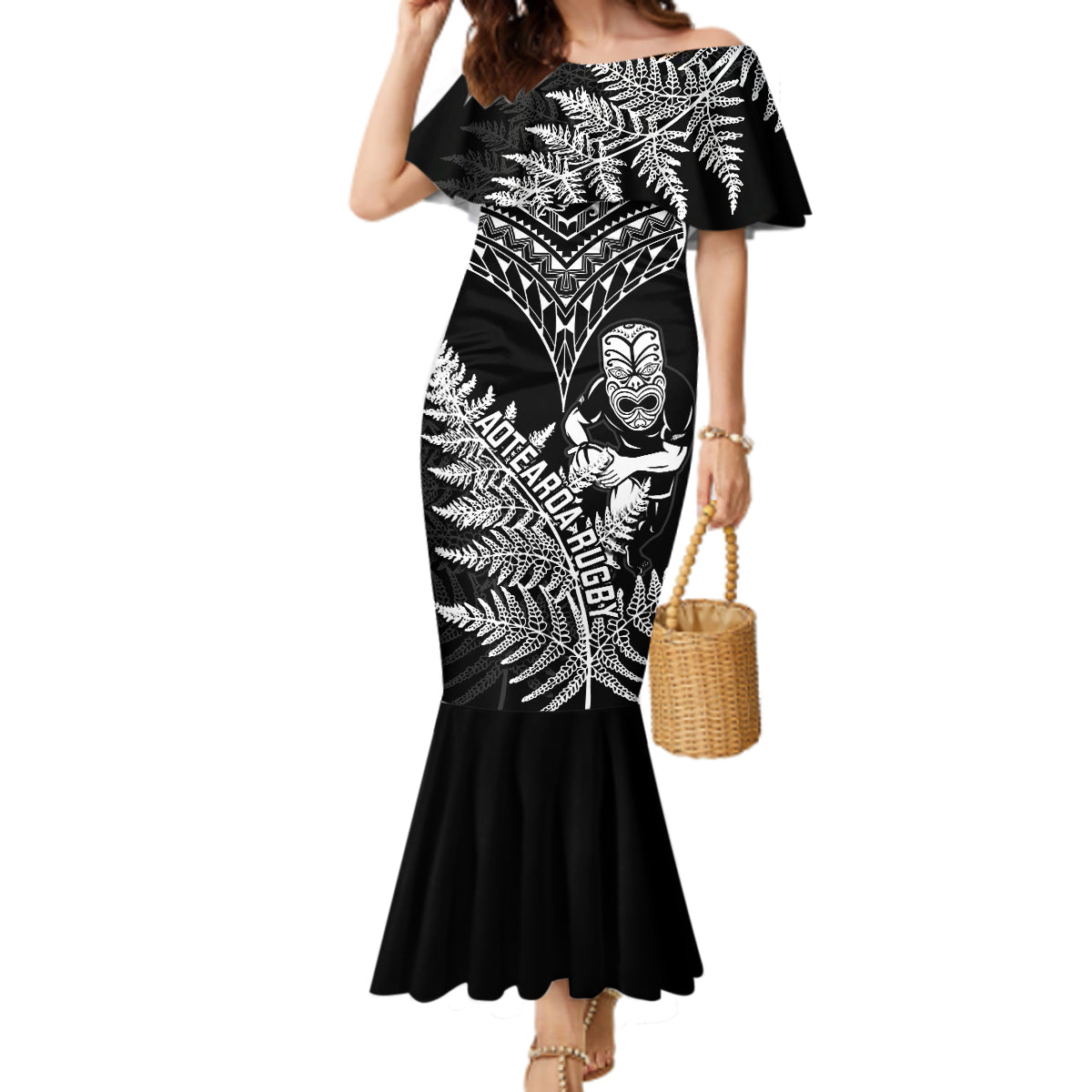 personalised-new-zealand-silver-fern-rugby-mermaid-dress-go-all-black-2023-world-cup