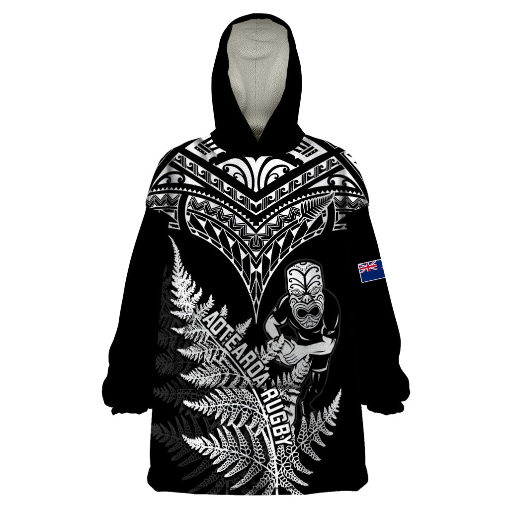 personalised-new-zealand-silver-fern-rugby-wearable-blanket-hoodie-go-all-black-2023-world-cup