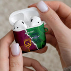 Broncos and Raiders Rugby Custom AirPods Case Dynamic Version