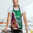 Broncos and Raiders Rugby Custom Apron Dynamic Version