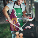 Broncos and Raiders Rugby Custom Apron Dynamic Version