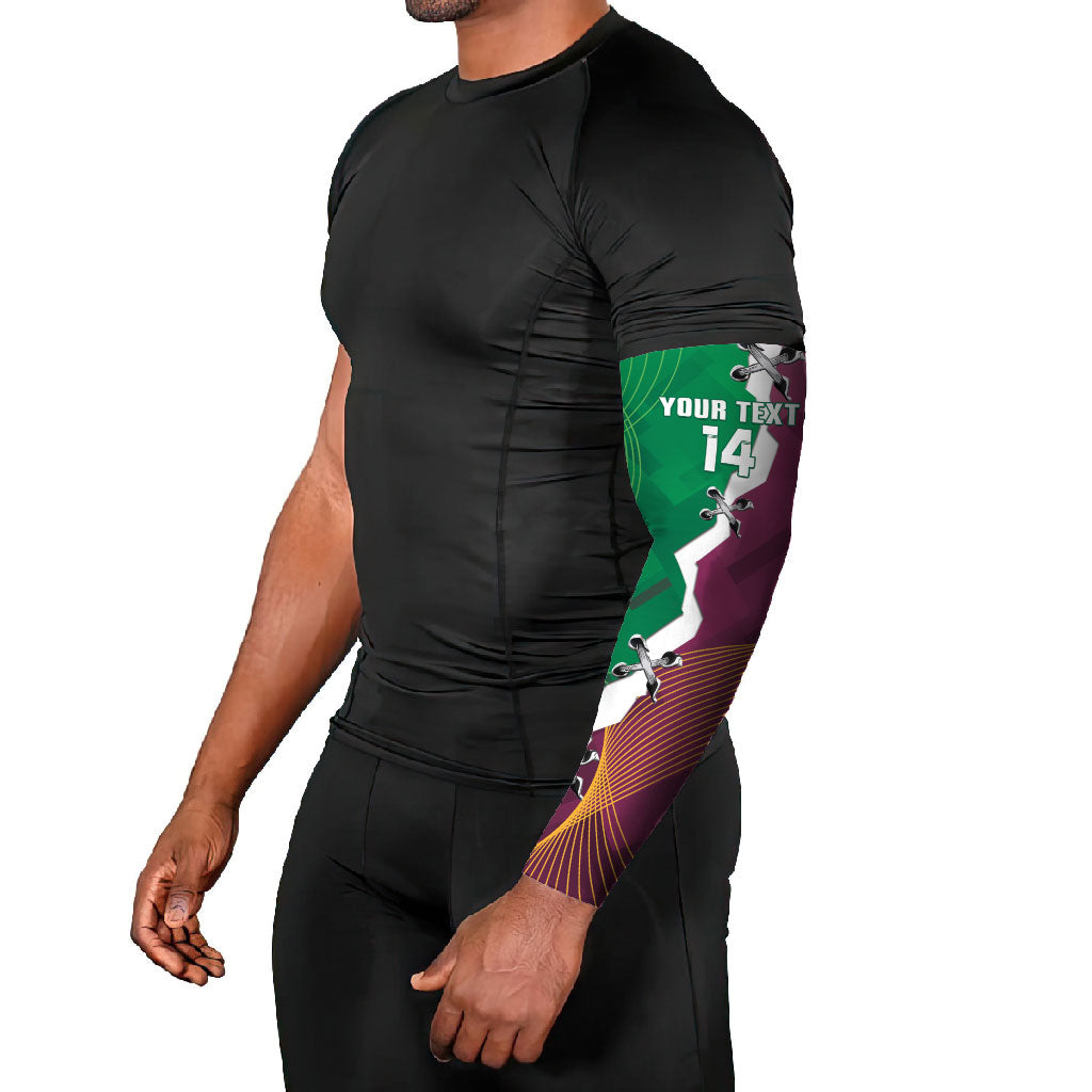 Broncos and Raiders Rugby Custom Arm Sleeves Dynamic Version