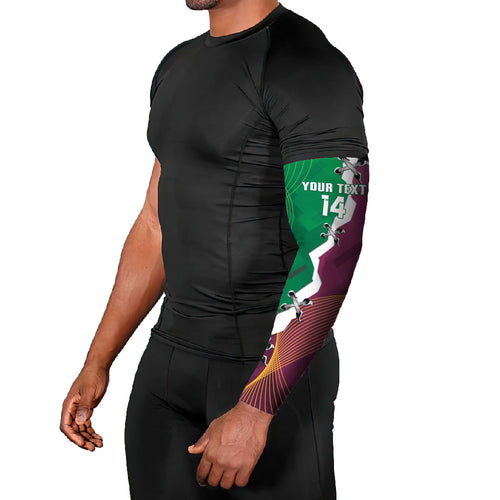Broncos and Raiders Rugby Custom Arm Sleeves Dynamic Version