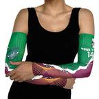 Broncos and Raiders Rugby Custom Arm Sleeves Dynamic Version
