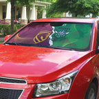 Broncos and Raiders Rugby Custom Auto Sun Shade Dynamic Version
