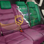 Broncos and Raiders Rugby Custom Back Car Seat Cover Dynamic Version