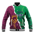 Broncos and Raiders Rugby Custom Baseball Jacket Dynamic Version