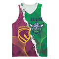 Broncos and Raiders Rugby Custom Basketball Jersey Dynamic Version
