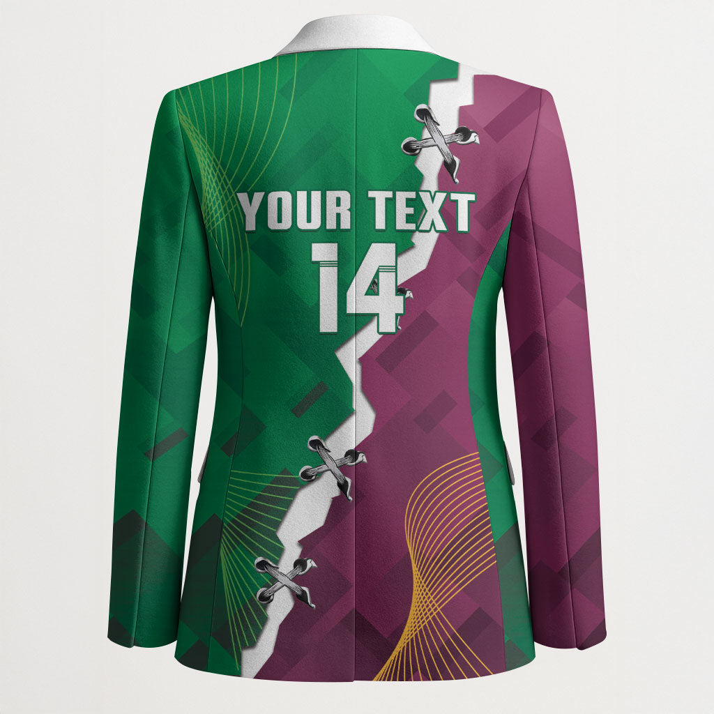 Broncos and Raiders Rugby Custom Blazer Dynamic Version