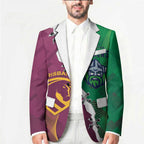 Broncos and Raiders Rugby Custom Blazer Dynamic Version