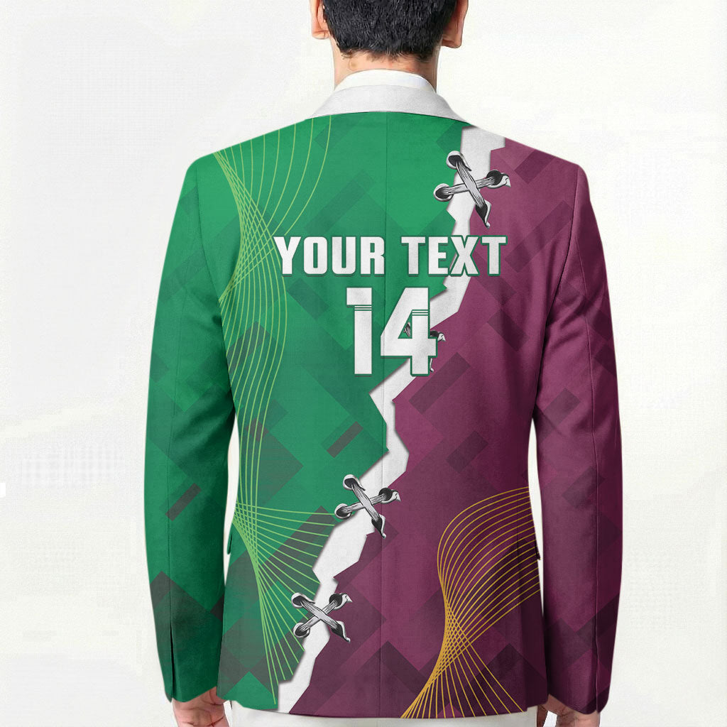 Broncos and Raiders Rugby Custom Blazer Dynamic Version