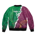 Broncos and Raiders Rugby Custom Bomber Jacket Dynamic Version