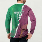 Broncos and Raiders Rugby Custom Button Sweatshirt Dynamic Version