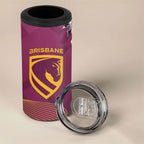 Broncos and Raiders Rugby 4 in 1 Can Cooler Tumbler Dynamic Version