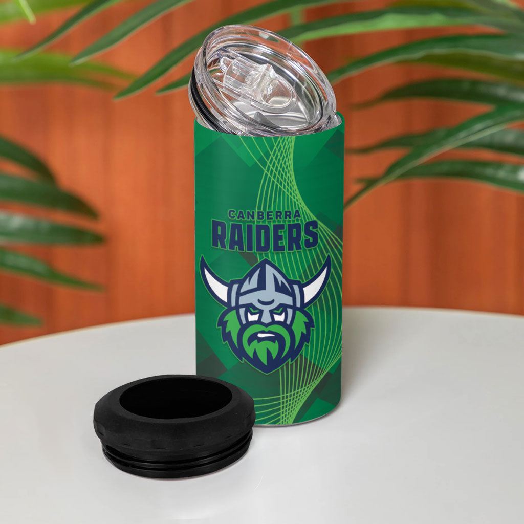 Broncos and Raiders Rugby 4 in 1 Can Cooler Tumbler Dynamic Version