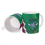 Broncos and Raiders Rugby Ceramic Mug Dynamic Version