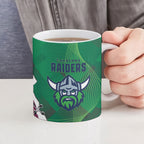 Broncos and Raiders Rugby Ceramic Mug Dynamic Version