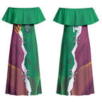 Broncos and Raiders Rugby Custom Couples Matching Off Shoulder Maxi Dress and Hawaiian Shirt Dynamic Version