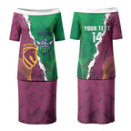 Broncos and Raiders Rugby Custom Couples Matching Puletasi and Hawaiian Shirt Dynamic Version