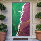 Broncos and Raiders Rugby Custom Door Cover Dynamic Version