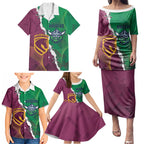 Broncos and Raiders Rugby Custom Family Matching Puletasi and Hawaiian Shirt Dynamic Version