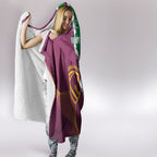 Broncos and Raiders Rugby Custom Hooded Blanket Dynamic Version