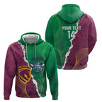 Broncos and Raiders Rugby Custom Hoodie Dynamic Version