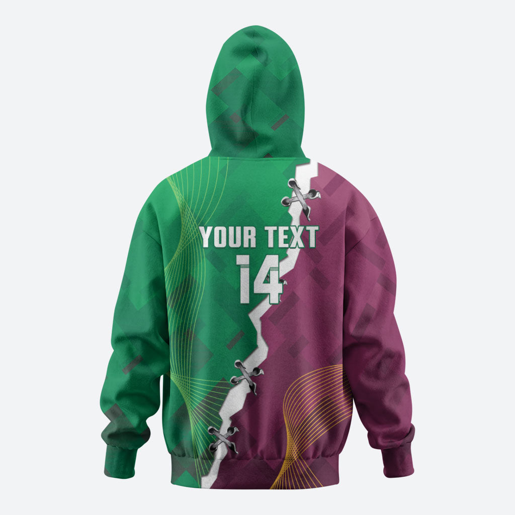 Broncos and Raiders Rugby Custom Hoodie Dynamic Version
