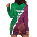 Broncos and Raiders Rugby Custom Hoodie Dress Dynamic Version