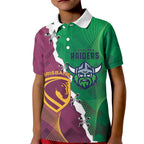 Broncos and Raiders Rugby Custom Kid Polo Shirt Dynamic Version