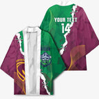 Broncos and Raiders Rugby Custom Kimono Dynamic Version
