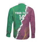 Broncos and Raiders Rugby Custom Long Sleeve Button Shirt Dynamic Version