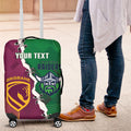 Broncos and Raiders Rugby Custom Luggage Cover Dynamic Version