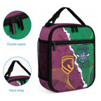 Broncos and Raiders Rugby Custom Lunch Bag Dynamic Version