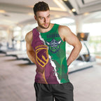 Broncos and Raiders Rugby Custom Men Tank Top Dynamic Version